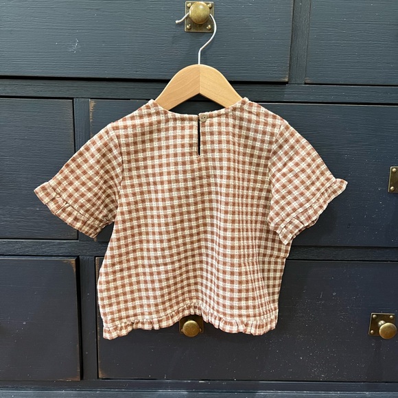 NWT Rylee + Cru Rory Gingham Top - Picture 4 of 6